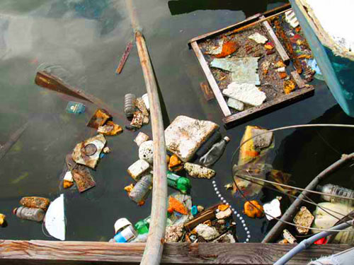 New Orleans under water photograph